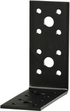 Vinkelbeslag Svart Hål 90 x 40 x 3 mm Heco